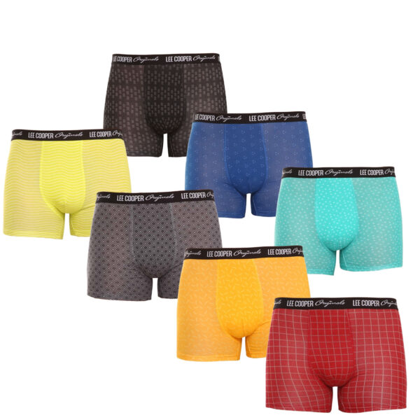 7PACK pánské boxerky Lee Cooper vícebarevné (LCUBOX7P0108-1769860) M