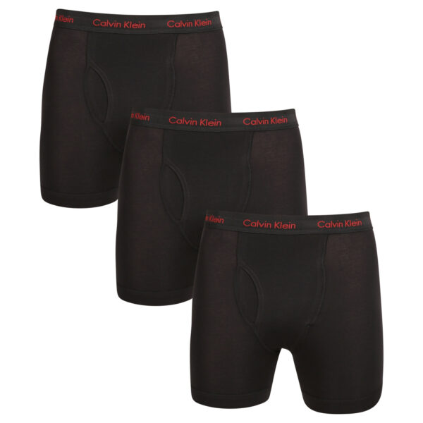 Poškozený obal - 3PACK pánské boxerky Calvin Klein černé (NB2616A-NC1) L